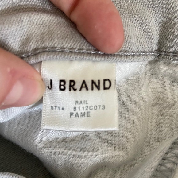 J Brand Mid-Rise 811 Rail Jeans in Fame - Picture 3 of 5